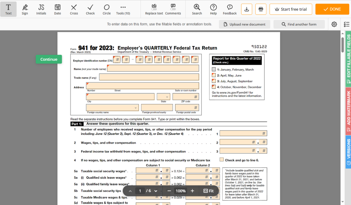 Download 941 Form ⬇️ Get Free 941 Form for Windows PC & Mac