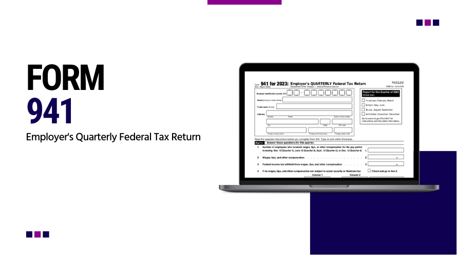 Printable 941 Quarterly Form > 941 Tax Form PDF witn Instructions for 2023